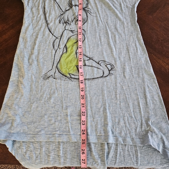 Disney Tinkerbell Light Blue Nightgown - Picture 5 of 7
